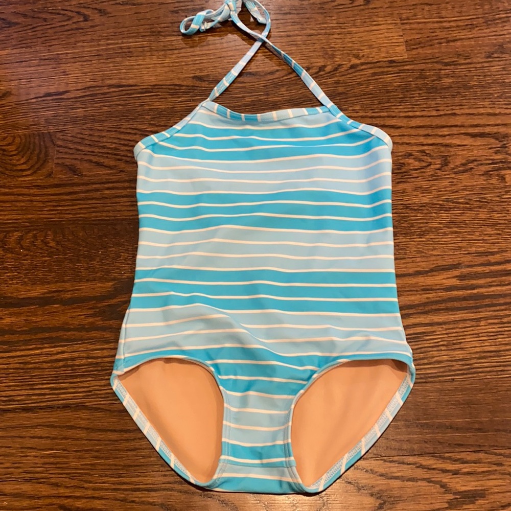 Blue & White size 4 ToobyDoo bathing suit